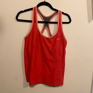 Nike racer back workout tank